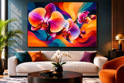 How Orchid Wall Art Prints Change a Room