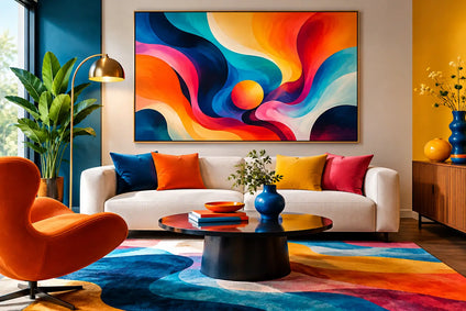 How to Style Colorful Artwork in Any Room