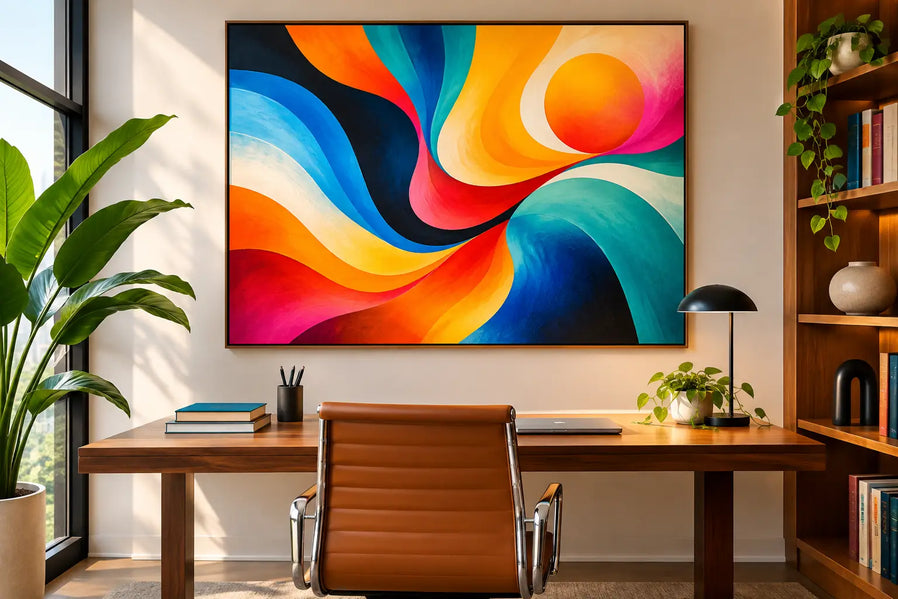 Art for Home Office Walls That Feels Personal