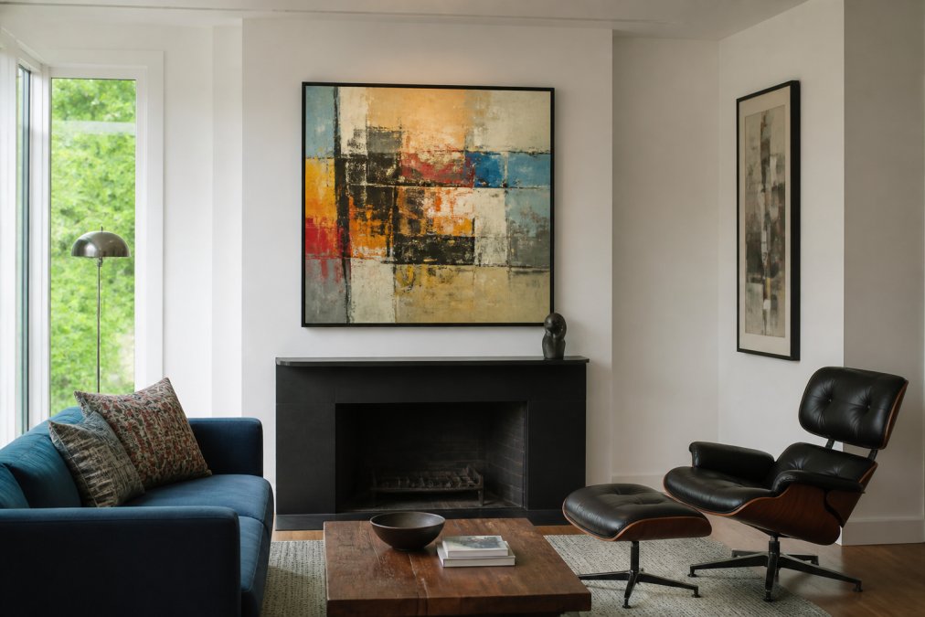 How to Display Original Paintings at Home