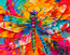 Dragon Fly Color the sky