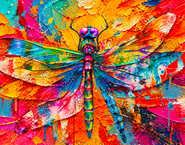 Dragon Fly Color the sky