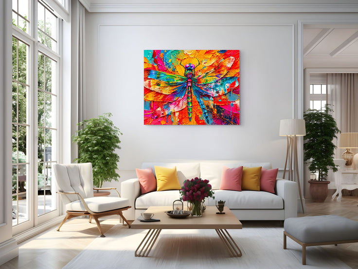 Dragon Fly Color the sky