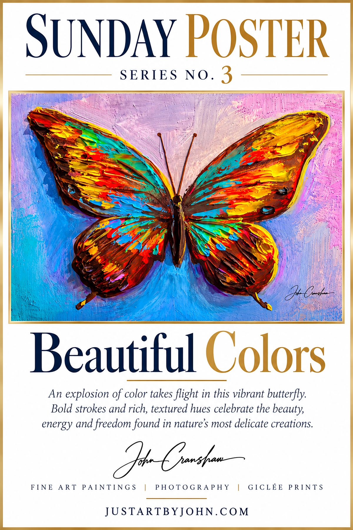 Sunday Poster No. 3 - Beautiful Colors