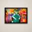 The Heartbeat of New Orleans in a black floating frame